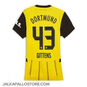 Borussia Dortmund Jamie Bynoe-Gittens #43 Kotipaita Naisten 2024-25 Lyhythihainen